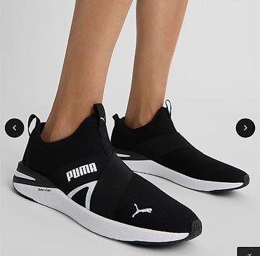 Кроссовки, 37.5, 38, Puma, Б/у, цвет - Черный, Самовывоз, Платная доставка