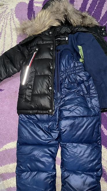 рабочий одежда: Детский зимний комбинезон-трансформер Moncler - Теплый комплект — 1