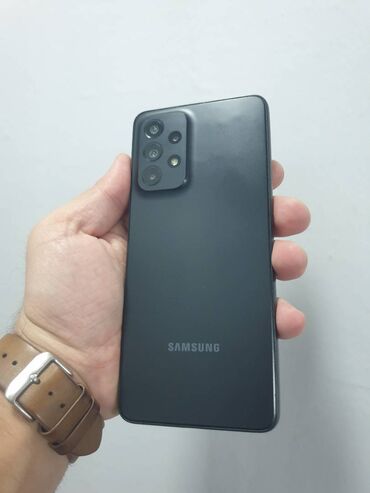 флай телефон за 3000: Samsung Galaxy A33 5G, 128 GB, rəng - Qara, Zəmanət, Simsiz şarj, İki sim kartlı