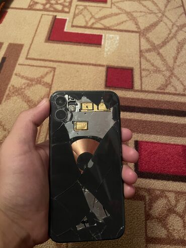инструменты для телефона: IPhone 11, Б/у, 128 ГБ, Black Titanium, Чехол, Коробка, 79 %