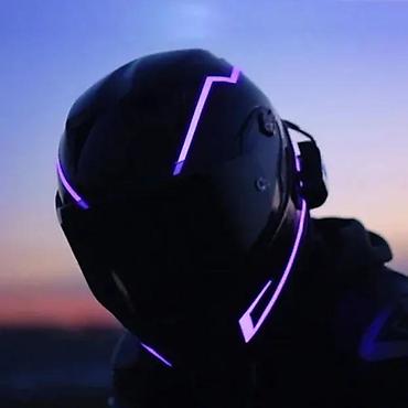 kajak na naduvavanje: LED TRAKA ZA KACIGU MOTOR BICIKL | Led traka za kacigu motor bicikl — 3
