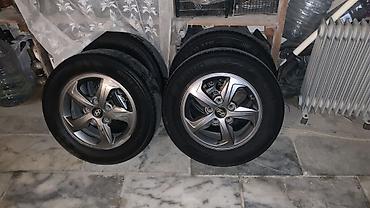 təkərlər r15: Hyundai orijinal yüngül lehimli disklər və şin komplekti - Komplekt — 1