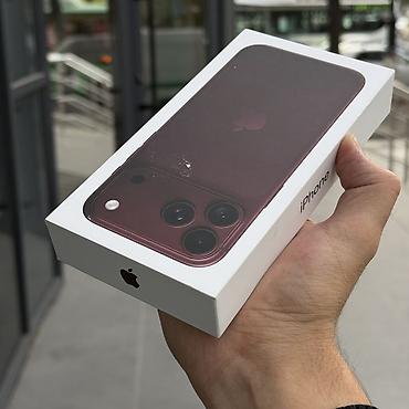 aifon 8: IPhone 17 Pro Max, Новый, 256 ГБ, Бордовый, Кабель, Коробка, 100 % — 3