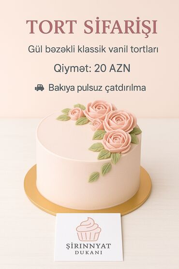 usaq bagcasi: 1. Elan: Klassik Tort Sifarişi Klassik dadlar sevənlər üçün xüsusi