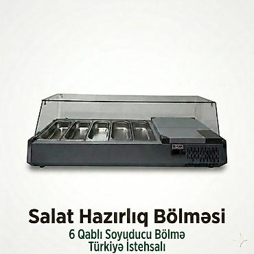 🥗 Peşəkar Soyutmalı Salat Hazırlıq bölməsi (6 Qablı soyutmalı) Salata lalafo.az -da 🥗 Peşəkar Soyutmalı Salat Hazırlıq bölməsi (6 Qablı soyutmalı) Salata