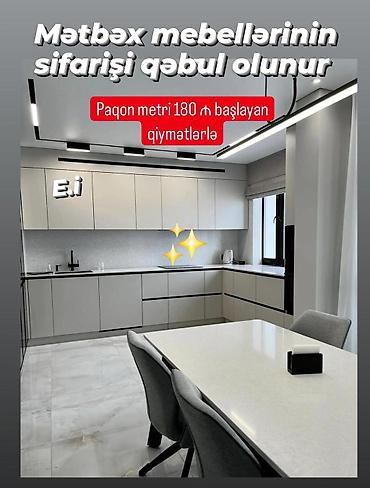 mətbəx: Mətbəx mebellərinin sifarişi - Fərdi layihələndirmə: ölçü — 1