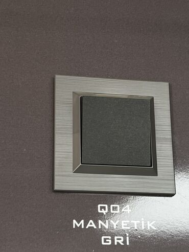 меняю на 07: Настенный выключатель света «Q04 Manyetik Gri» - Цвет: магнитный