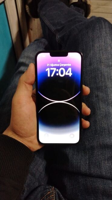 telefon iphone 14: IPhone 14, 128 ГБ, Midnight, Беспроводная зарядка, Face ID