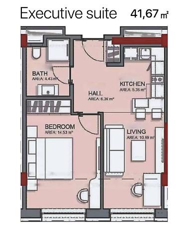 Продажа отелей и хостелов: Продается 2к номер под ключ в Отеле "Wyndham Residence" — 3