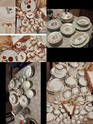 Digər dəstlər və servizlər: Kofe dəsti 25 qədimi çaydan 40 mi qədimi çay desti 45 manata )) - — 3