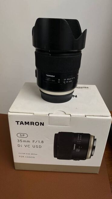 Tulumlar: 35mm f/1.8 di vc usd for canon Islek veziyyetdedir hec bir problemi