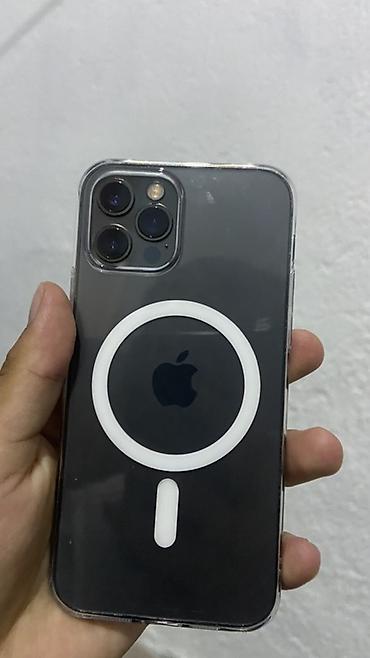 IPhone 12 Pro, Б/у, 128 ГБ, Графит, Чехол, 100 %