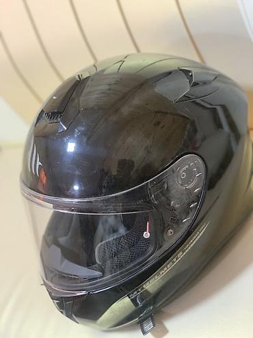 танкист шлем: Мотошлем интеграл MT Helmets (серия Thunder/Similar), черный глянец — 2