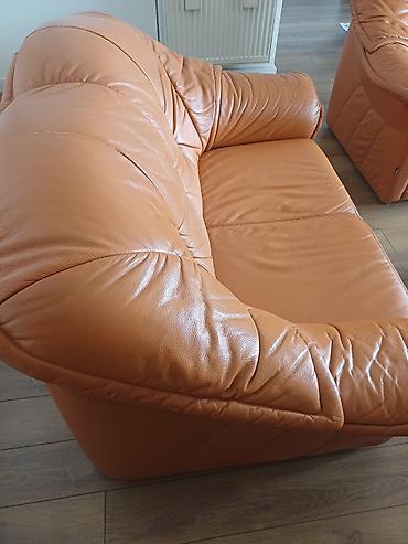 Stilske garniture: Garnitura od prirodne kože – 1 - Materijal: prava prirodna koža — 3