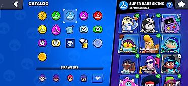 oyun kart: Brawl Stars hesabı – yüksək göstəricilər və zəngin kolleksiya - Kupa — 9