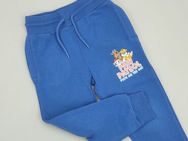 białe spodnie z wysokim stanem eleganckie: Sweatpants, Nickelodeon, 3-4 years, 104, condition - Good