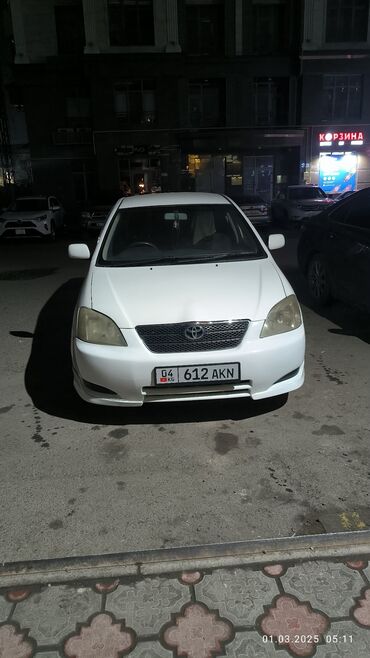 Toyota: Toyota Allex: 2003 г., 1.5 л, Автомат, Бензин, Хэтчбэк — 1