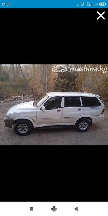 с номерами: Ssangyong Musso: 1999 г., 2.3 л, Механика, Дизель, Внедорожник — 5