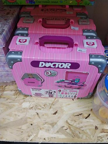набор доктора: Игровой набор «Doctor» 3-в-1 в виде чемоданчика. Особенности: - — 2