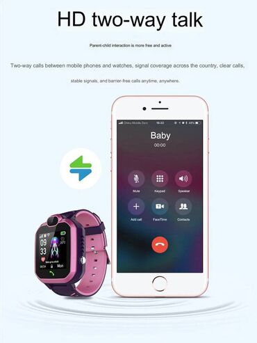 Ručni satovi: Novo- Vodootporni Deciji Smart Watch R7 - Mobilni Telefon LBS lokator — 7