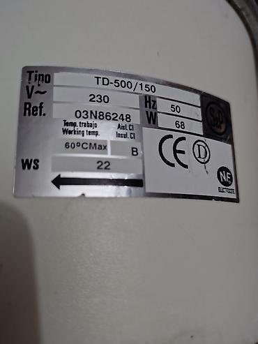 ventilyator: S&P TD-500/150 kanal daxili ventilyator - Model: TD-500/150 — 2