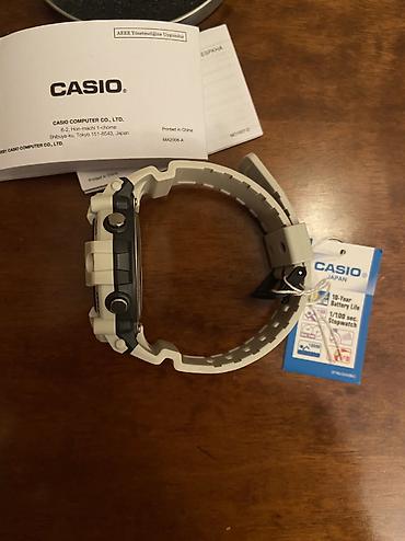 idman saati: Yeni, Qol saatı, Casio, rəng - Ağ — 4