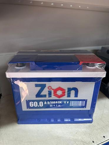 Автомобильный аккумулятор Zion 60.0 Ah 12V - Емкость: 60.0 A·h -
