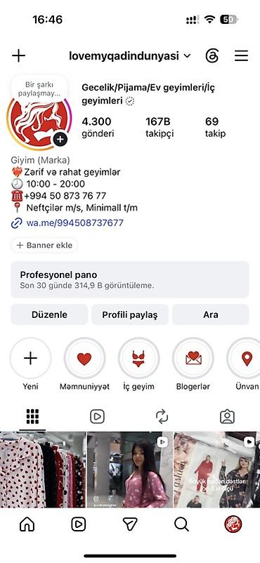 Готовый бизнес: Love my WOMAN WORLD – qadın iç geyimi və pijama mağazası Mağaza — 10