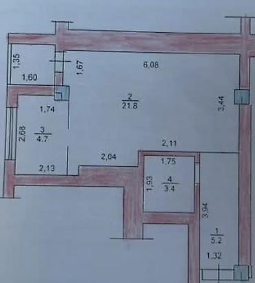 Продажа квартир: 1 комната, 35 м², 7 этаж, Евроремонт — 2