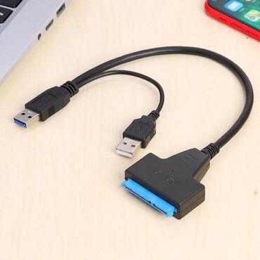 Digər kompüter aksesuarları: USB 3.0 to Sata Converter (12V adapter girişli) Sata to Usb Konverter
