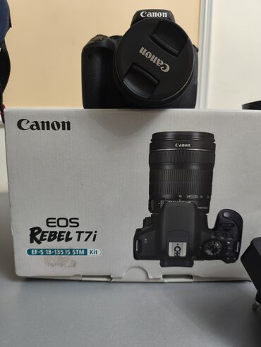куплю фото: Фотоаппарат Canon EOS Rebel T7i с объективом EF-S 18-55 IS STM Kit