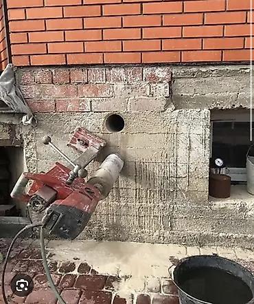 Сверление, бурение: Алмазное сверление отверстий под вентиляцию и кухонные вытяжки - — 10