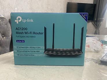 sntv internet sumqayit: TP-Link Archer C6 AC1200 Mesh Wi‑Fi Router - İkiz zolaq: 5 GHz-də 867 — 2