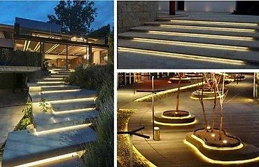 Rasveta: VODOOPORNA CRVENA 5050 LED TRAKA 60 DIODA/M 12V SILIKONSKA | — 12