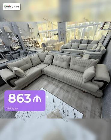 Künc divan – Konforto Mebel - Model: Künc divan - Rəng: Açıq bej - lalafo.az -da Künc divan – Konforto Mebel - Model: Künc divan - Rəng: Açıq bej -