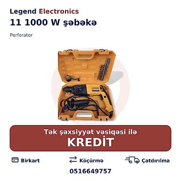 kreditle drel: Elan başlığı: Perforator 11 1000 W şəbəkə Elan mətni: Legend — 1