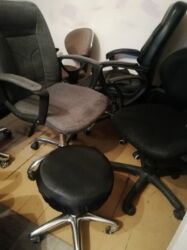 купить стул со спинкой: Офис креслолор, Колдонулган, Дөңгөлөктүү, Өзү алып кетүү