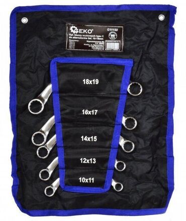 Setovi alata: Set ključeva okastih tip C (10-19 mm) 🔧 Set okastih ključeva tip C — 6