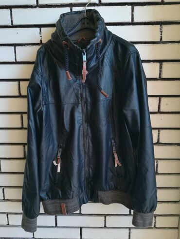 muska kozna jakna: Jakna XL (EU 42), bоја - Crna