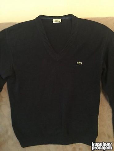 bgd bully: Original Lacoste dzemper L 100% cotton Ramena 49cm rukav 65cm — 1