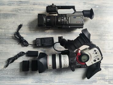 Видеокамеры: Продаю камеры Canon XL1s и Sony PD170P. К кенону ещё есть пульт, на