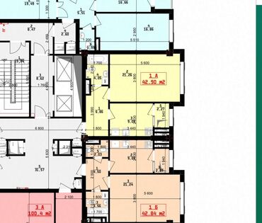 1комнатную квартиру: 1 комната, 43 м², Элитка, 3 этаж, ПСО (под самоотделку)