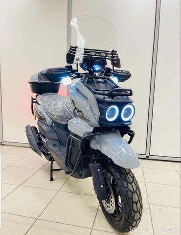 электро мотороллер с кузовом: Скутер Tank, 50 куб. см, Бензин, Новый, В рассрочку