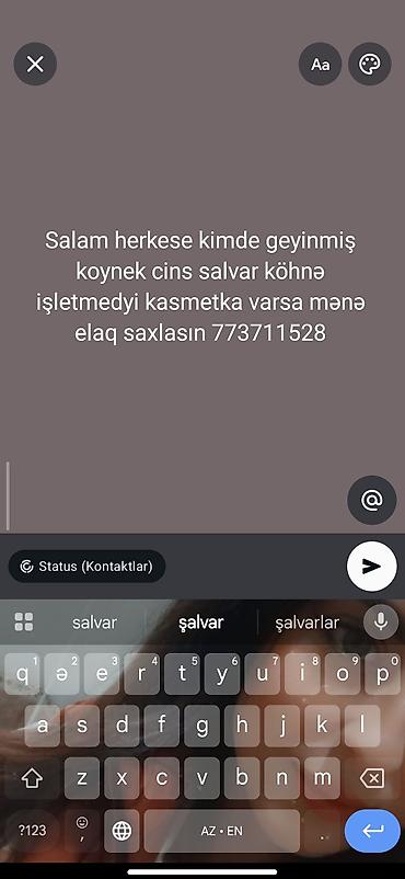 ariston ehtiyat hisseleri: İşlənməyən və köhnə geyimlərin alışı xidməti. Köynək, cins şalvar və — 1