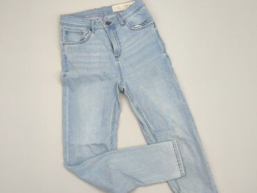 Jeansowe: Spodnie jeansowe, 14 lat, 164, stan - Dobry
