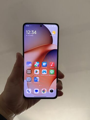охлаждение на телефон: Redmi, Redmi Note 13, Колдонулган, 256 ГБ, түсү - Көк, Бөлүп төлөө менен, 2 SIM