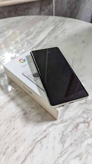 Google: Google Pixel 7 Pro, Б/у, 128 ГБ, цвет - Белый, 1 SIM, eSIM