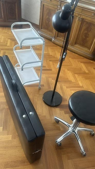 Salon, tibbi mebel: Manikür/estetik üçün avadanlıq dəsti Tərkib: - Portativ masaj/estetik — 1