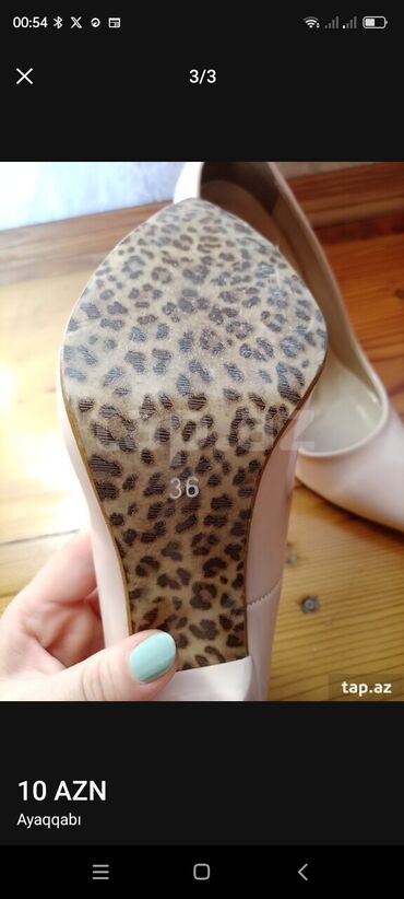 Tuflilər: Tuflilər, Ölçü: 36, rəng - Bej, Yeni — 6