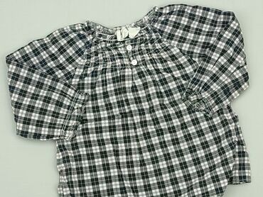 czarna koszulka polo: Blouse, H&M, 3-6 months, condition - Very good